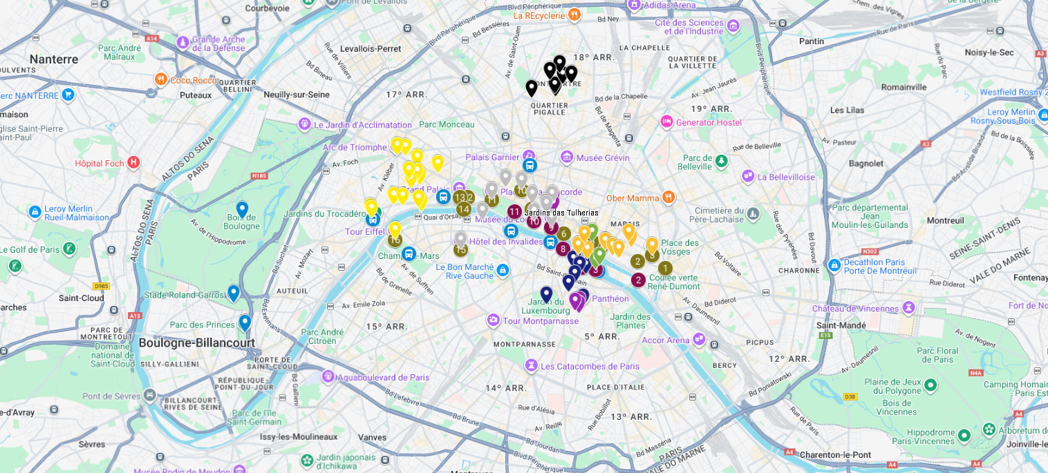 Paris no Mapa