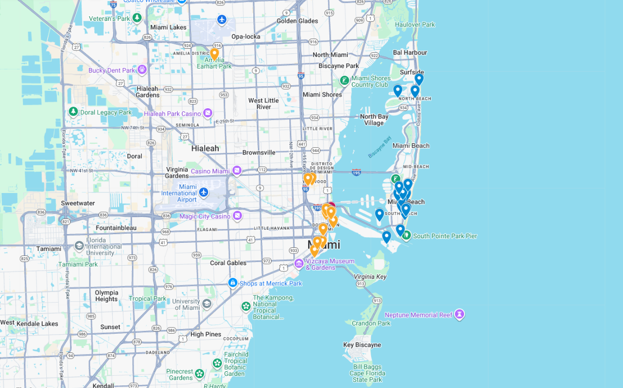 Miami no Mapa